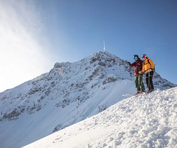 Skifahren am Harschbichl in St. Johann in Tirol